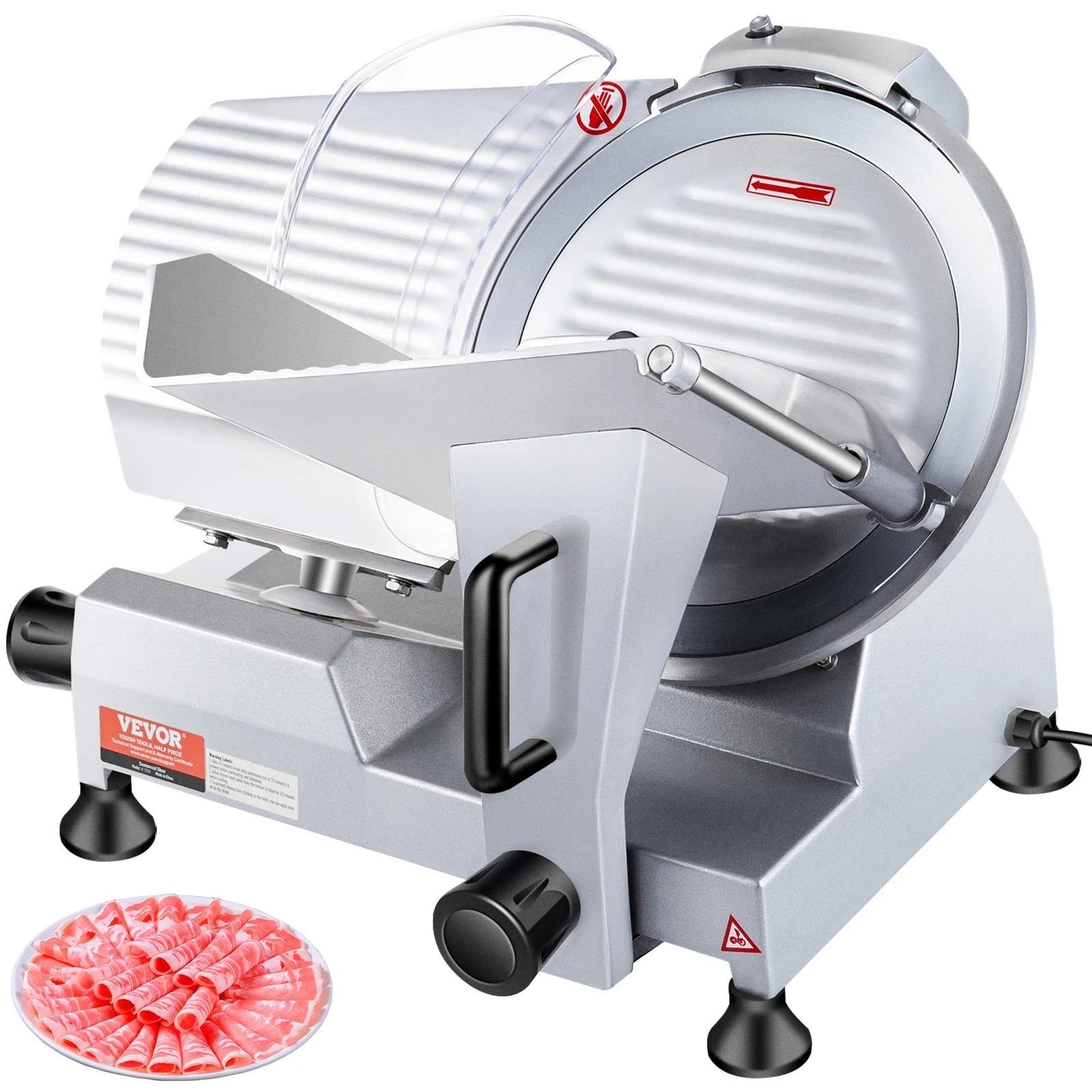 Kitchen Appliances Commercial - SucceBuy 240W Commercial Meat Slicer Electric