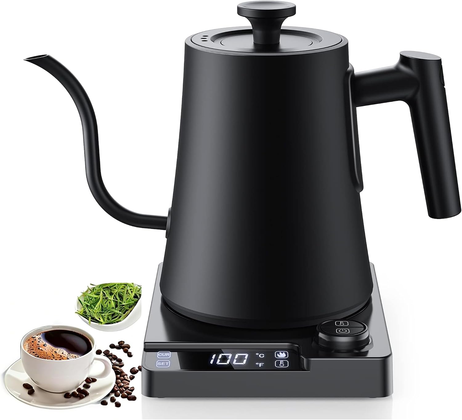Electric Kettle Gooseneck - Gooseneck Electric Kettle with ±1℉ Temp