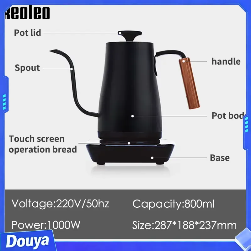 XEOLEO Coffee Kettle Gooseneck - огляд і ціна Electric Kettle Gooseneck