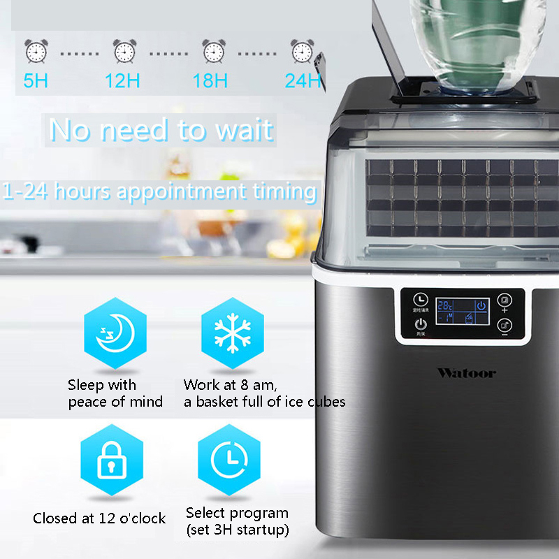 PBOBP Ice Cube Maker 30KG Wate - огляд і ціна Kitchen Appliances Commercial