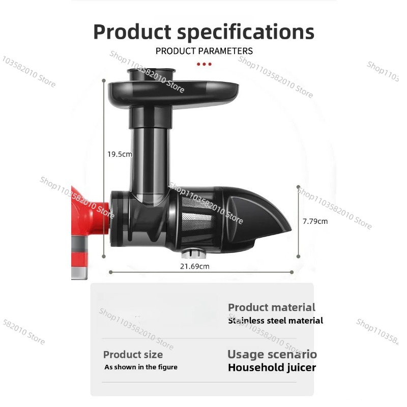 Horizontal Slow Masticating Ju - огляд і ціна Juicer Cold Press Slow