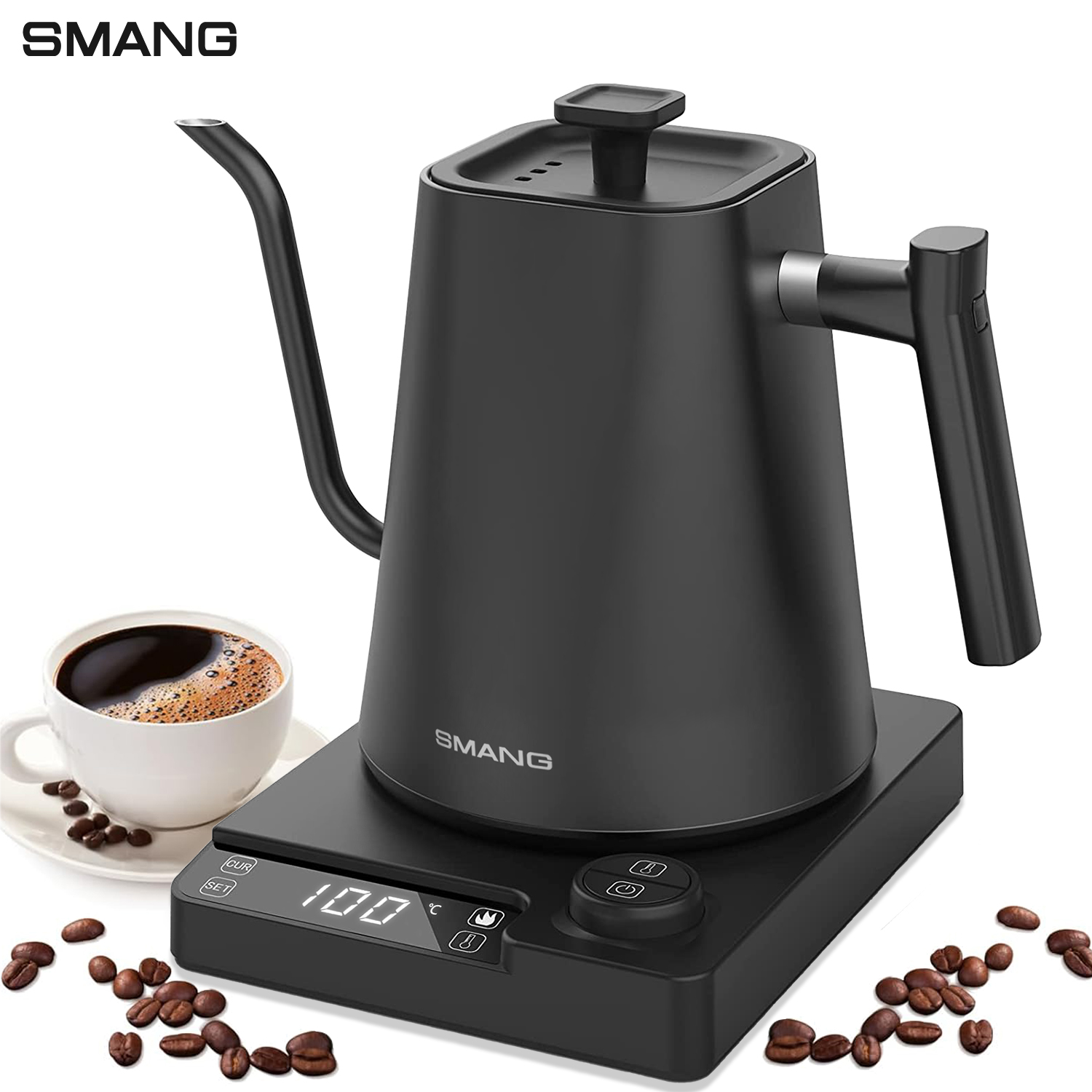 SMANG 1200W Gooseneck Electric - огляд і ціна Electric Kettle Gooseneck