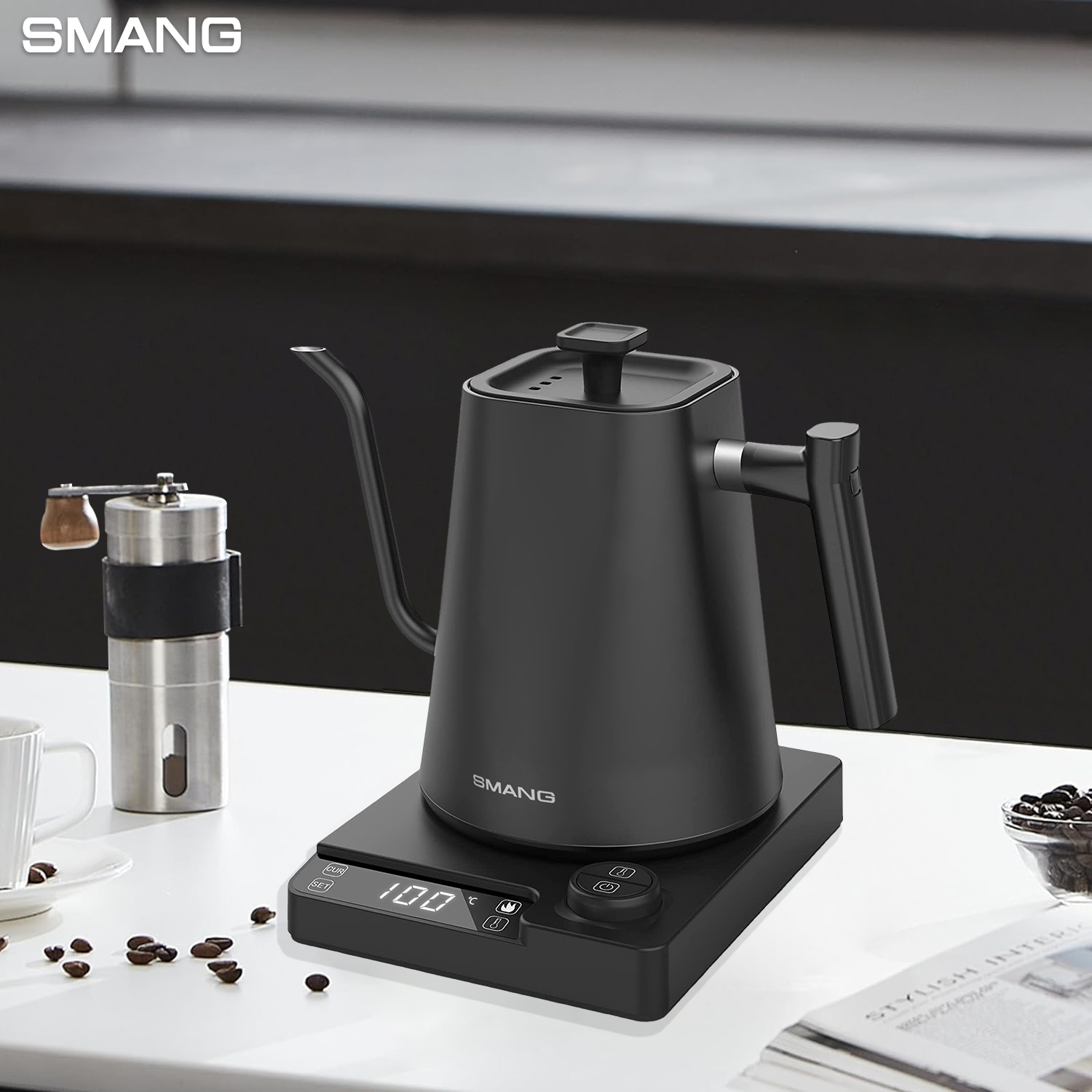 SMANG 1200W Gooseneck Electric - огляд і ціна Electric Kettle Gooseneck