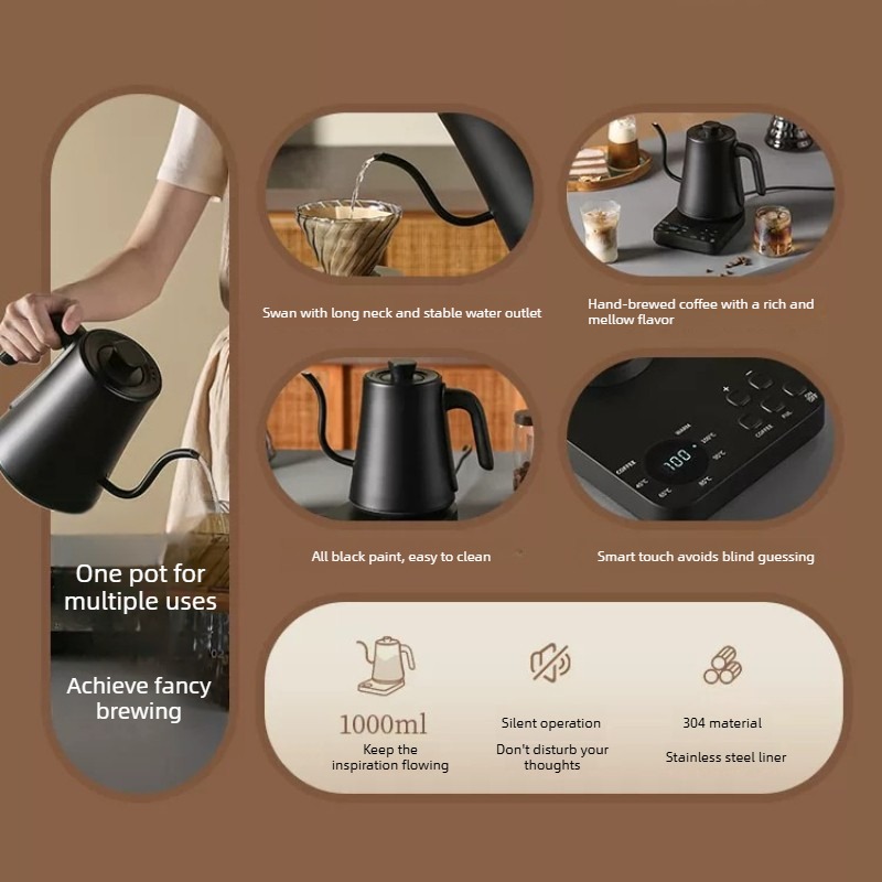 Electric Gooseneck Coffee Kett - огляд і ціна Electric Kettle Gooseneck