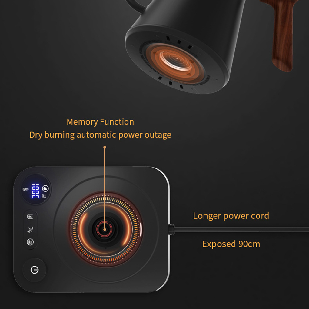 Heat-Resistant Electric Goosen - огляд і ціна Electric Kettle Gooseneck