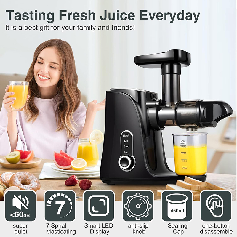 &* QANA Juicer Machines,Slow C - огляд і ціна Juicer Cold Press Slow
