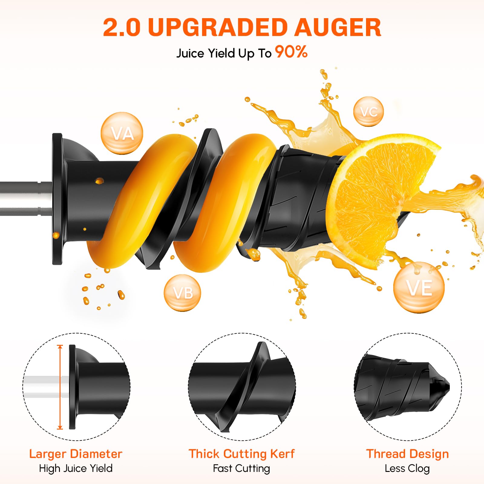 Masticating Juicer Attachment  - огляд і ціна Juicer Cold Press Slow